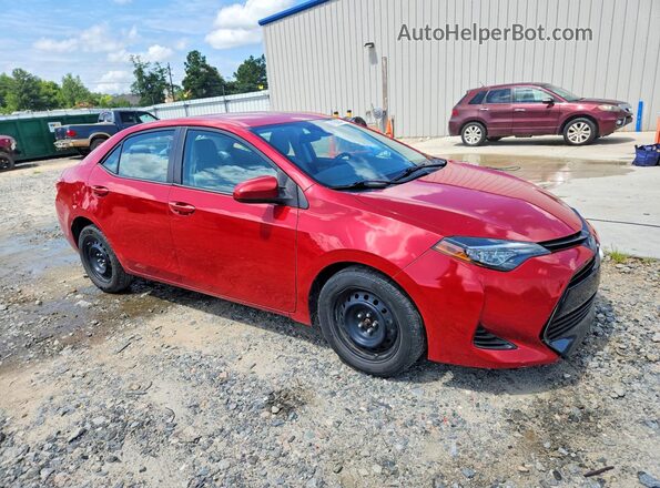 2T1BURHE8KC207729 2019 TOYOTA COROLLA Red Front right