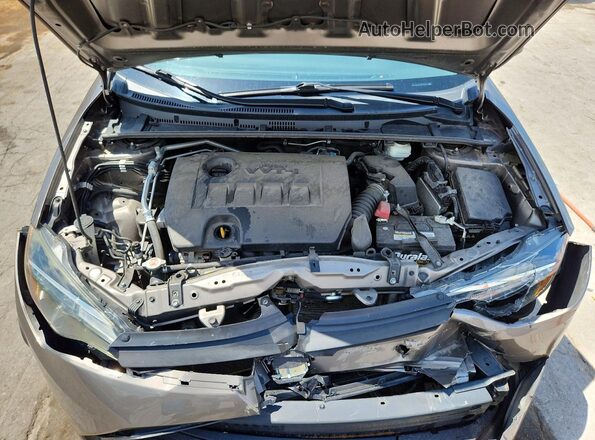 2T1BURHE8KC225776 2019 TOYOTA COROLLA Silver Widok wnętrza z tyłu