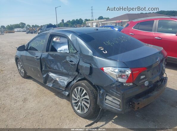 2T1BURHE8KC229200 2019 TOYOTA COROLLA Серый Задняя левая четверть