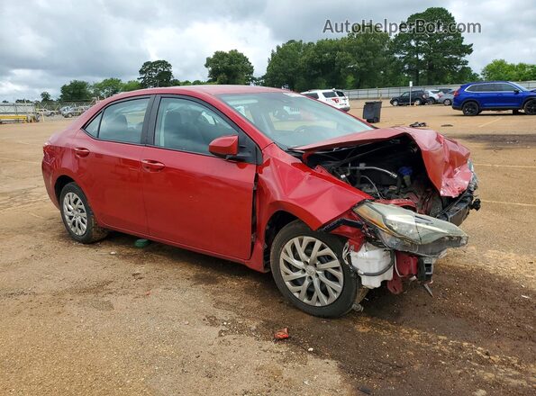2T1BURHE8KC236034 2019 TOYOTA COROLLA Темно-бордовый Передняя правая четверть
