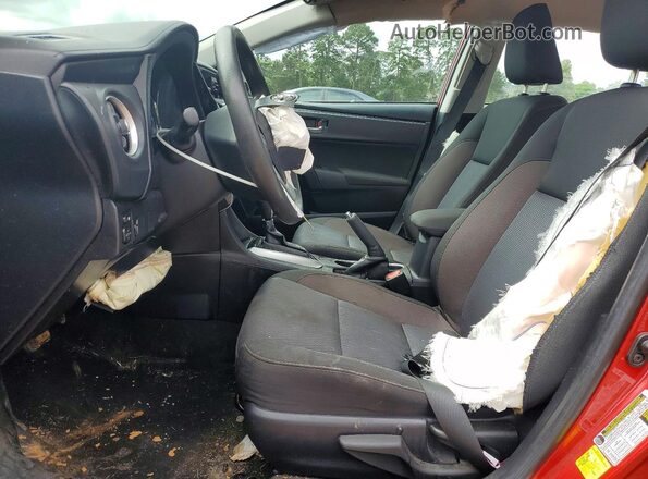 2T1BURHE8KC236034 2019 TOYOTA COROLLA Темно-бордовый Вид салона спереди