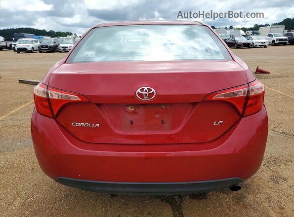 2T1BURHE8KC236034 2019 TOYOTA COROLLA Темно-бордовый Вид сзади