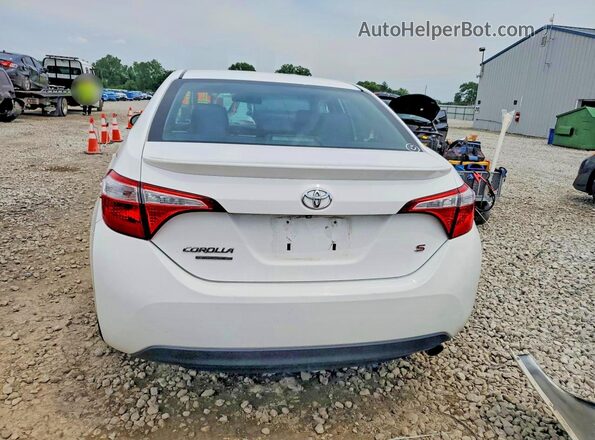 2T1BURHE9GC505889 2016 TOYOTA COROLLA White Вид ззаду