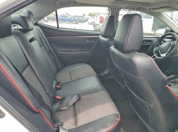 2T1BURHE9GC505889 2016 TOYOTA COROLLA White Вид задніх сидінь