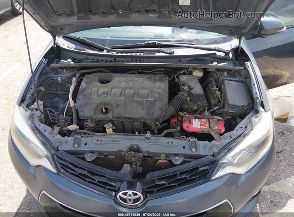 2T1BURHE9GC506735 2016 TOYOTA COROLLA Black უკანა ხედი