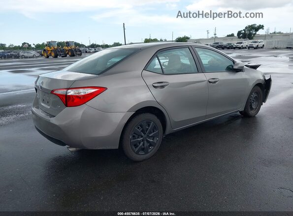 2T1BURHE9GC511983 2016 TOYOTA COROLLA Silver Задня права чверть