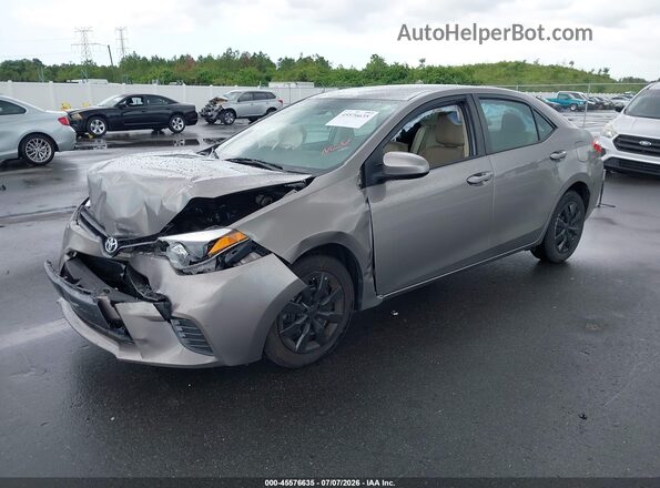 2T1BURHE9GC511983 2016 TOYOTA COROLLA Silver Передня ліва чверть