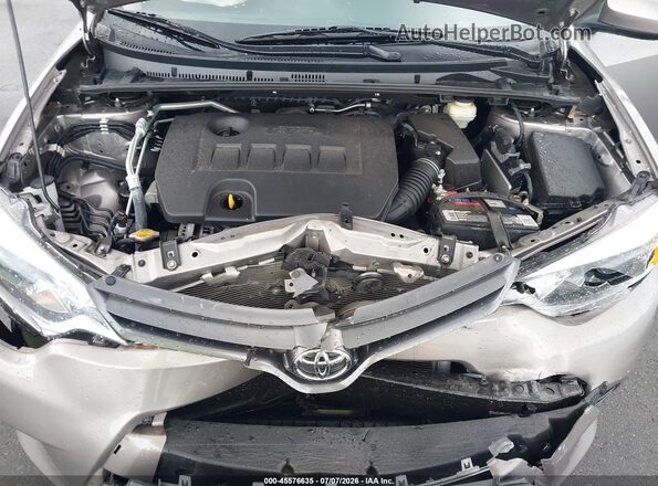2T1BURHE9GC511983 2016 TOYOTA COROLLA Silver Вид ззаду