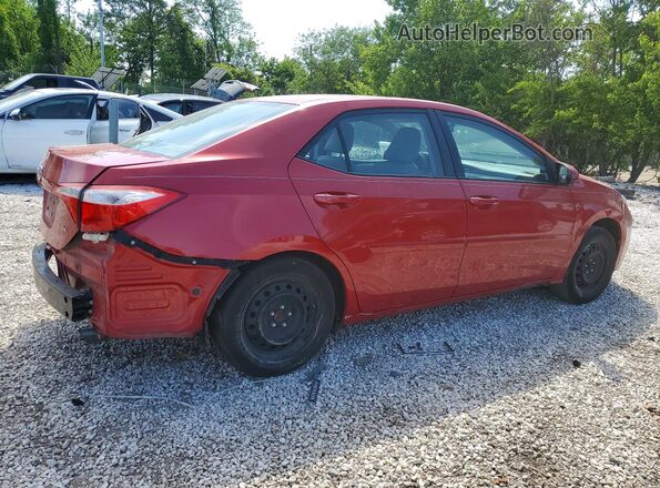 2T1BURHE9GC558849 2016 TOYOTA COROLLA Red Rear right