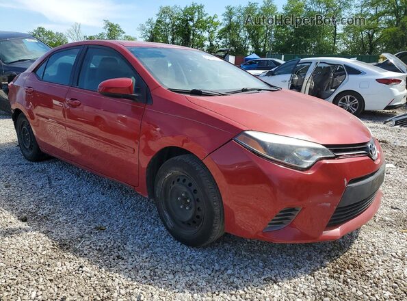2T1BURHE9GC558849 2016 TOYOTA COROLLA Red Front right
