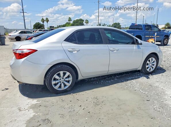 2T1BURHE9GC574761 2016 TOYOTA COROLLA Silver Rear right