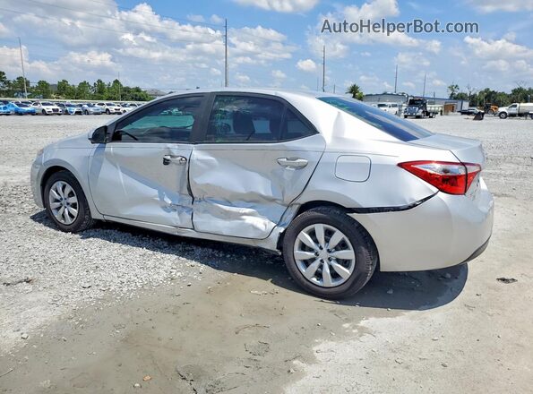 2T1BURHE9GC574761 2016 TOYOTA COROLLA Silver Rear left