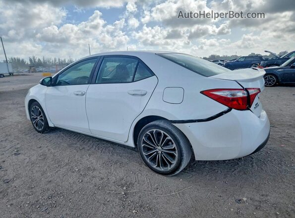 2T1BURHE9GC574808 2016 TOYOTA COROLLA White Задня ліва чверть