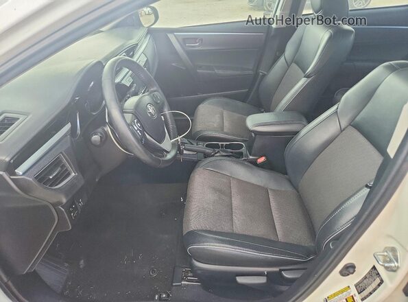 2T1BURHE9GC574808 2016 TOYOTA COROLLA White Вид салону спереду