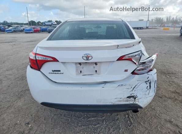 2T1BURHE9GC574808 2016 TOYOTA COROLLA White Вид ззаду