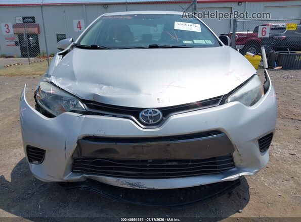 2T1BURHE9GC603272 2016 TOYOTA COROLLA Silver Դիմացի տեսք