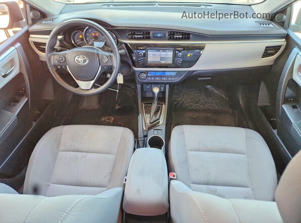 2T1BURHE9GC604566 2016 TOYOTA COROLLA Gray Widok deski rozdzielczej