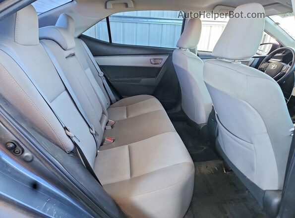 2T1BURHE9GC604566 2016 TOYOTA COROLLA Gray Widok tylnych siedzeń