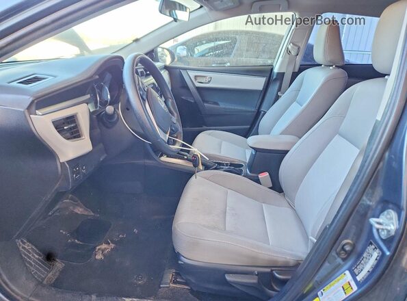 2T1BURHE9GC604566 2016 TOYOTA COROLLA Gray Widok wnętrza z przodu