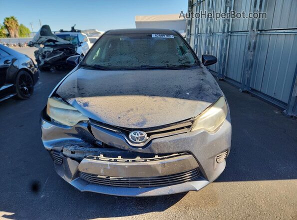 2T1BURHE9GC604566 2016 TOYOTA COROLLA Gray Widok z przodu