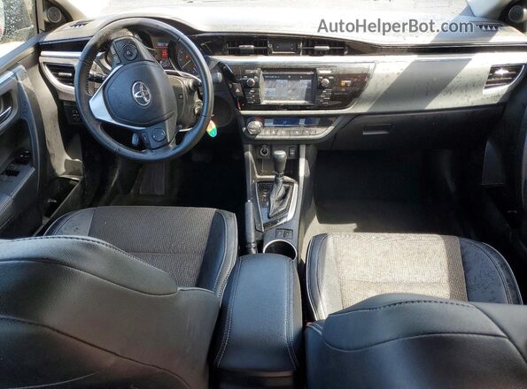 2T1BURHE9GC607354 2016 TOYOTA COROLLA Gray წინა სალონის ხედი