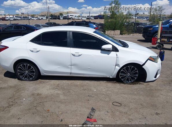2T1BURHE9GC608763 2016 TOYOTA COROLLA Белый Вид задней части салона
