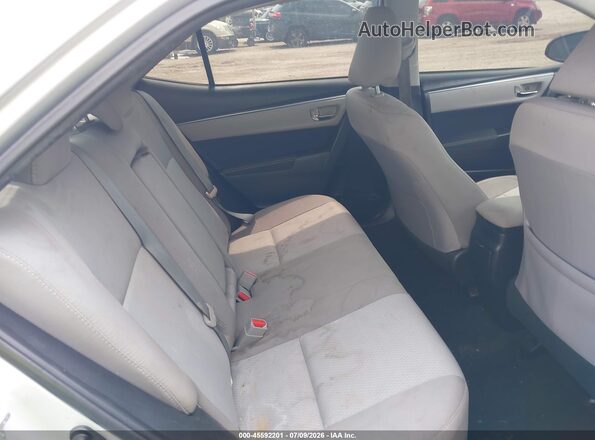 2T1BURHE9GC626308 2016 TOYOTA COROLLA Silver Vista de la etiqueta del VIN