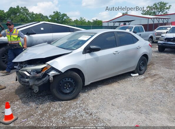 2T1BURHE9GC626308 2016 TOYOTA COROLLA Silver Vista tres cuartos delantera izquierda