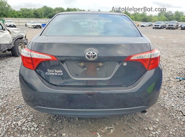2T1BURHE9GC627491 2016 TOYOTA COROLLA Black Rear view