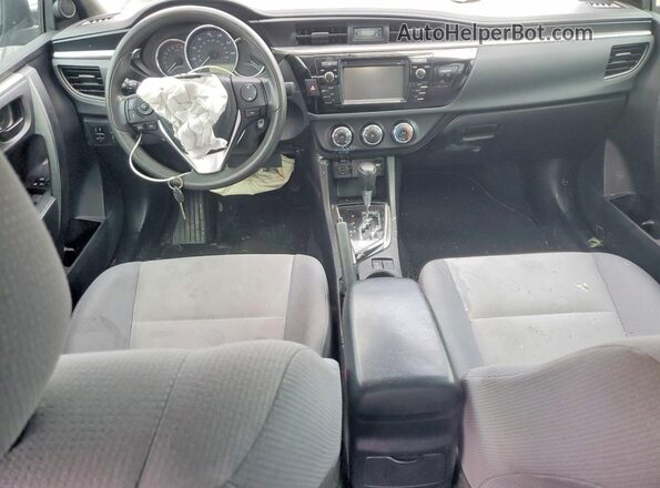 2T1BURHE9GC627491 2016 TOYOTA COROLLA Black Dashboard view