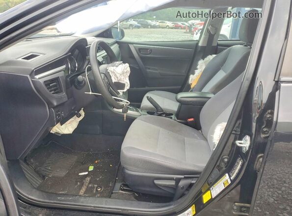2T1BURHE9GC627491 2016 TOYOTA COROLLA Black Front interior view
