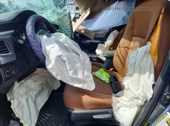 2T1BURHE9GC629709 2016 TOYOTA COROLLA Синий Вид салона спереди