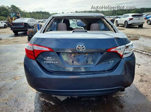 2T1BURHE9GC629709 2016 TOYOTA COROLLA Синий Вид сзади
