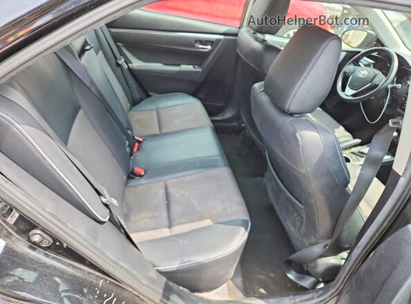 2T1BURHE9GC632268 2016 TOYOTA COROLLA Black Rear seats view