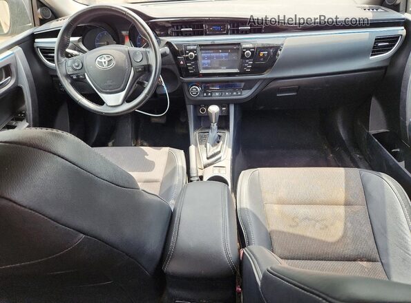 2T1BURHE9GC632268 2016 TOYOTA COROLLA Black Dashboard view