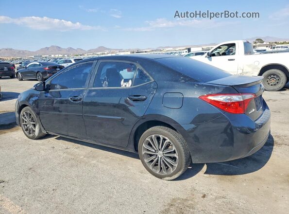 2T1BURHE9GC641021 2016 TOYOTA COROLLA Black Tył lewy