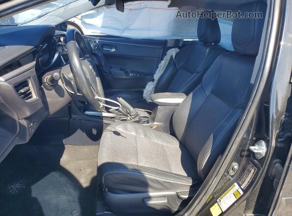 2T1BURHE9GC641021 2016 TOYOTA COROLLA Black Widok wnętrza z przodu