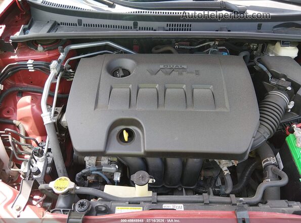 2T1BURHE9GC662676 2016 TOYOTA COROLLA Красный Вид сзади