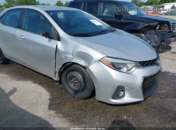 2T1BURHE9GC685178 2016 TOYOTA COROLLA Silver წინა ხედი