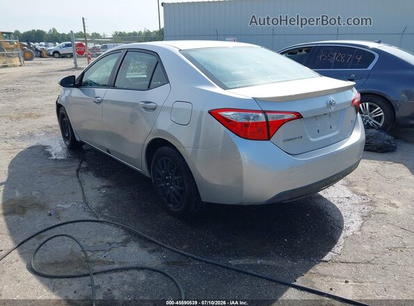 2T1BURHE9GC685178 2016 TOYOTA COROLLA Silver უკანა მარცხენა