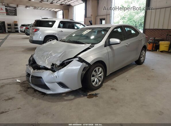 2T1BURHE9GC696312 2016 TOYOTA COROLLA Silver Przód lewy