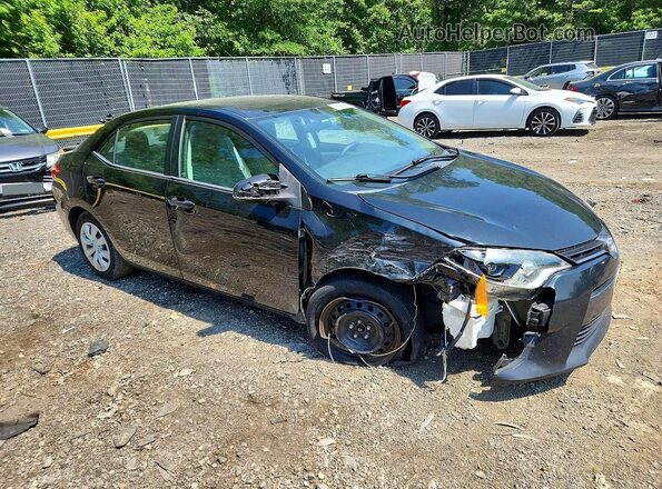 2T1BURHE9GC713156 2016 TOYOTA COROLLA Black Przód prawy
