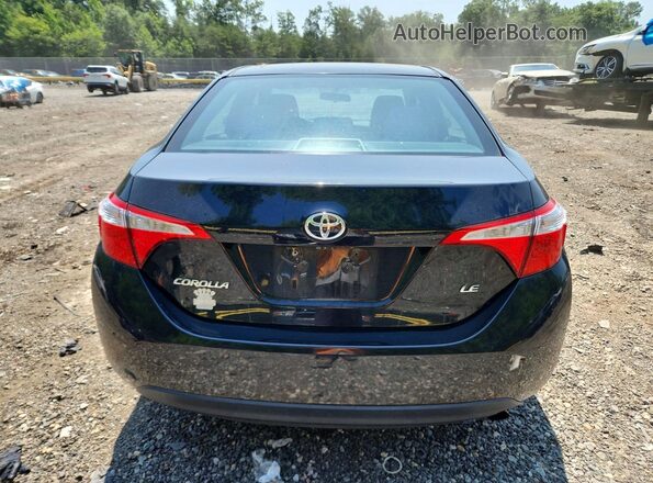 2T1BURHE9GC713156 2016 TOYOTA COROLLA Black Widok z tyłu