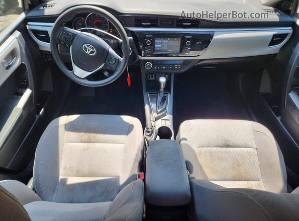 2T1BURHE9GC713156 2016 TOYOTA COROLLA Black Widok deski rozdzielczej