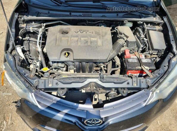 2T1BURHE9GC713156 2016 TOYOTA COROLLA Black Widok wnętrza z tyłu