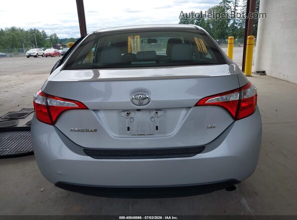 2T1BURHE9GC717434 2016 TOYOTA COROLLA Silver 