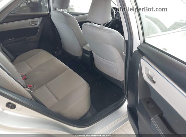 2T1BURHE9GC717434 2016 TOYOTA COROLLA Silver Widok naklejki z numerem VIN