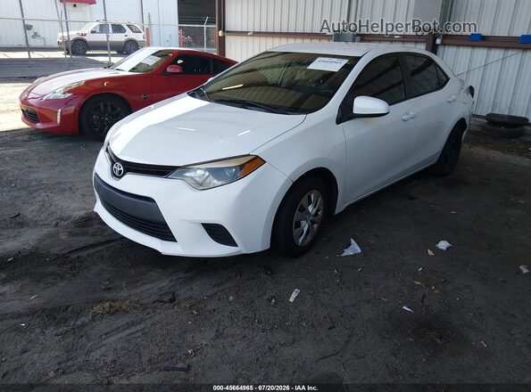 2T1BURHE9GC725954 2016 TOYOTA COROLLA White Передня ліва чверть