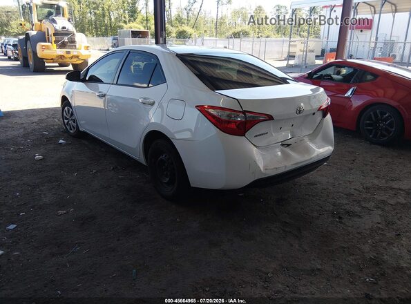 2T1BURHE9GC725954 2016 TOYOTA COROLLA White Задня ліва чверть