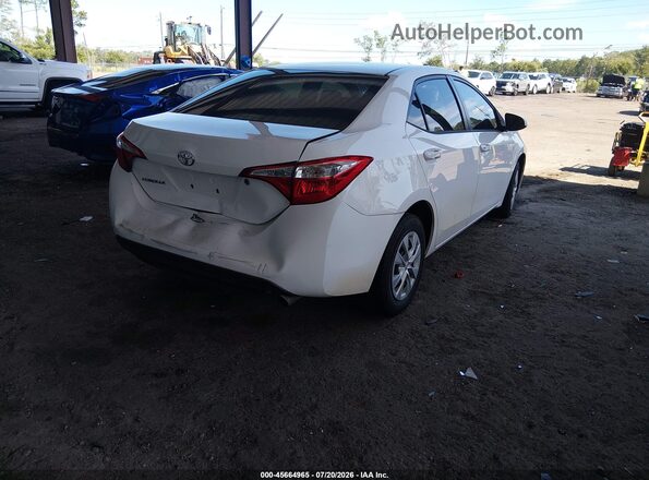 2T1BURHE9GC725954 2016 TOYOTA COROLLA White Задня права чверть
